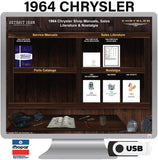 1964 Chrysler Shop Manuals and Sales Literature on USB