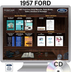 1957 Ford Shop Manuals, Sales Literature & Parts Books on USB