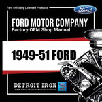 1949-1951 Ford Shop Manuals & Parts Books on CD