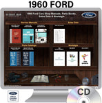 1960 Ford Shop Manuals, Sales Data & Parts Books on CD