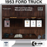 1953 Ford Truck Shop Manual on USB