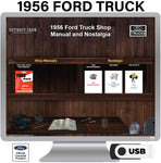 1956 Ford Truck Shop Manual on USB