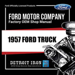 1957 Ford Truck Shop Manual & Parts Books on USB