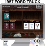 1957 Ford Truck Shop Manual & Parts Books on USB