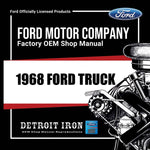 1968 Ford Truck / Van Shop Manuals & Wiring Diagrams on CD