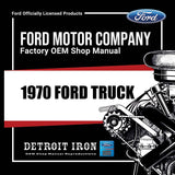 1970 Ford Truck Shop Manuals & Wiring Diagrams on CD