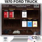 1970 Ford Truck Shop Manuals & Wiring Diagrams on CD