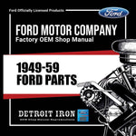 1949-1959 Ford Parts Manuals (Only) on CD