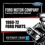 1960-1972 Ford Parts Manuals (Only) on CD