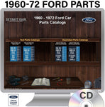 1960-1972 Ford Parts Manuals (Only) on CD