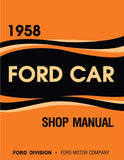 1958 Ford Car Shop Manual