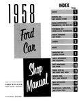 1958 Ford Car Shop Manual