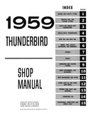 1959 Ford Thunderbird Shop Manual