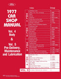 1977 Ford / Lincoln / Mercury Shop Manual - 5 Volumes