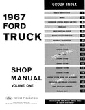 1967 Ford Truck Shop Manual (3 Vol)