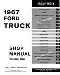 1967 Ford Truck Shop Manual (3 Vol)