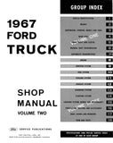 1967 Ford Truck Shop Manual (3 Vol)