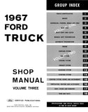 1967 Ford Truck Shop Manual (3 Vol)