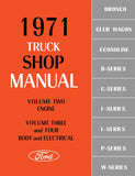 1971 Ford Truck Shop Manual - 5 Volumes