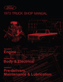 1973 Ford Truck Shop Manual - 5 Volumes