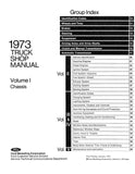 1973 Ford Truck Shop Manual - 5 Volumes