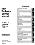 1974 Jeep Technical Service Manual