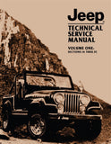 1982 Jeep Technical Service Manual