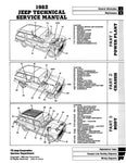 1982 Jeep Technical Service Manual