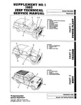 1983 Jeep Technical Service Manual Supplement