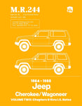 1984 - 1988 Jeep Cherokee / Wagoneer Shop Manual - M.R.244