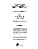 1997 Dodge Ram 1500-3500 Truck Shop Manual