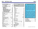 1983 Ford Mustang Capri Electrical Vacuum Troubleshooting Manual - COLOR
