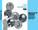 1984 Ford Econoline Van Electrical Vacuum Troubleshooting Manual - COLOR