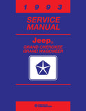 1993 Jeep Grand Cherokee, Grand Wagoneer Shop Manual