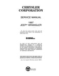 1997 Jeep Wrangler Shop Manual