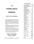 1958 - 1959 Pontiac Hydra-Matic Manual